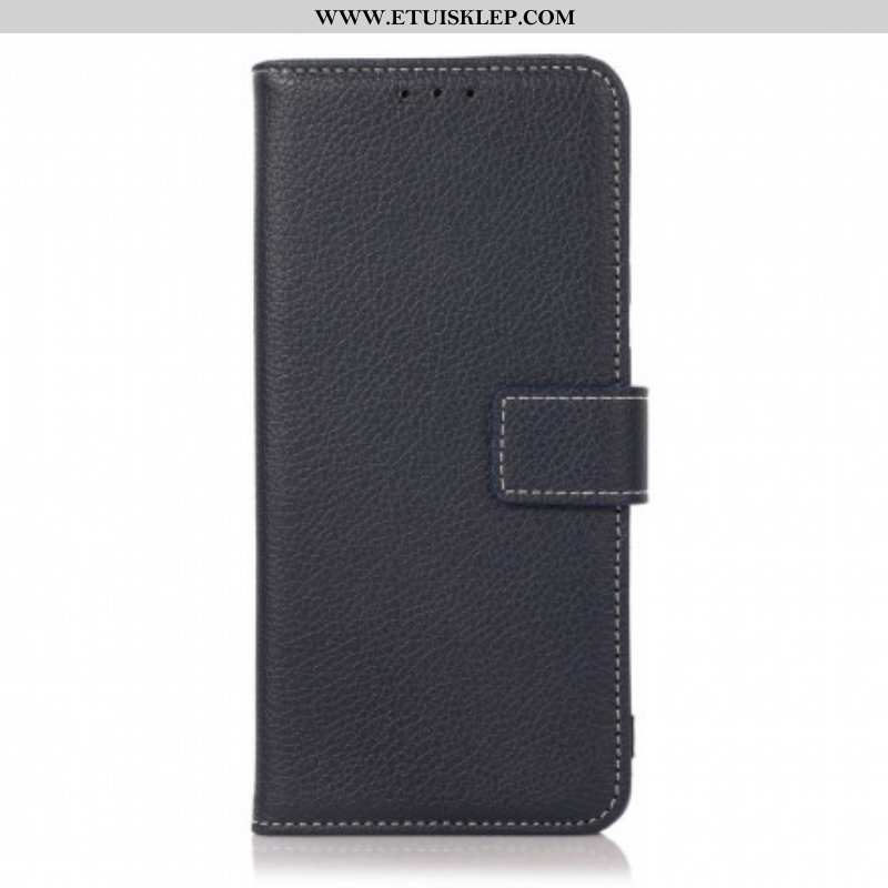 Etui Folio do Oppo A54 5G / A74 5G Tekstura Liczi